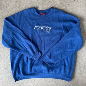 NFL Indianapolis Colts Blue Crewneck Sweater
